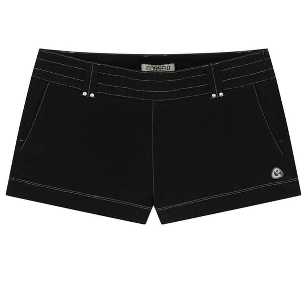 코이세이오 STUD SHORTS BLACK