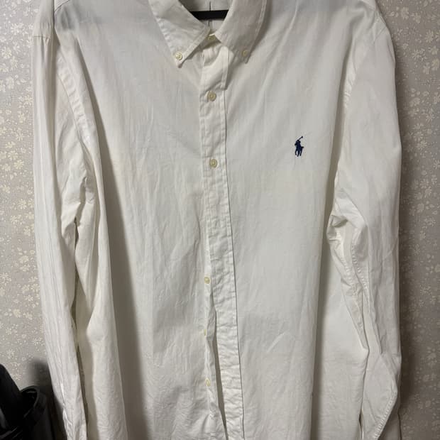 폴로 랄프로렌 화이트 셔츠 XL