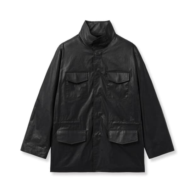 Aieul Field Jacket_Coated Black 