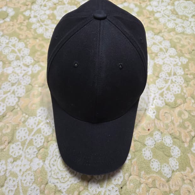 블랙 무지 볼캡 빅사이즈