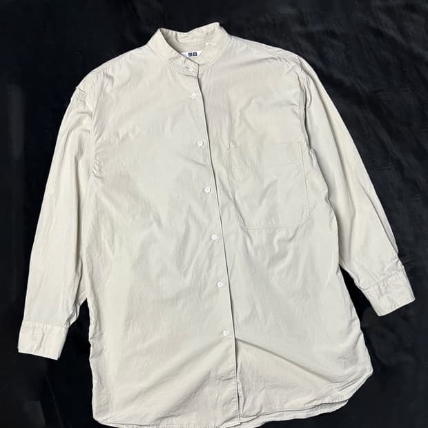 일본빈티지 유니클로 노카라 셔츠