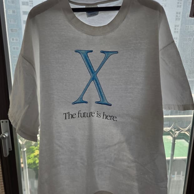 00s Apple X로고 프로모 티셔츠 [xl]