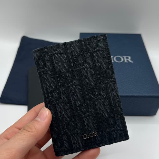 [새상품급]디올 오블리크 오거나이저 카드지갑