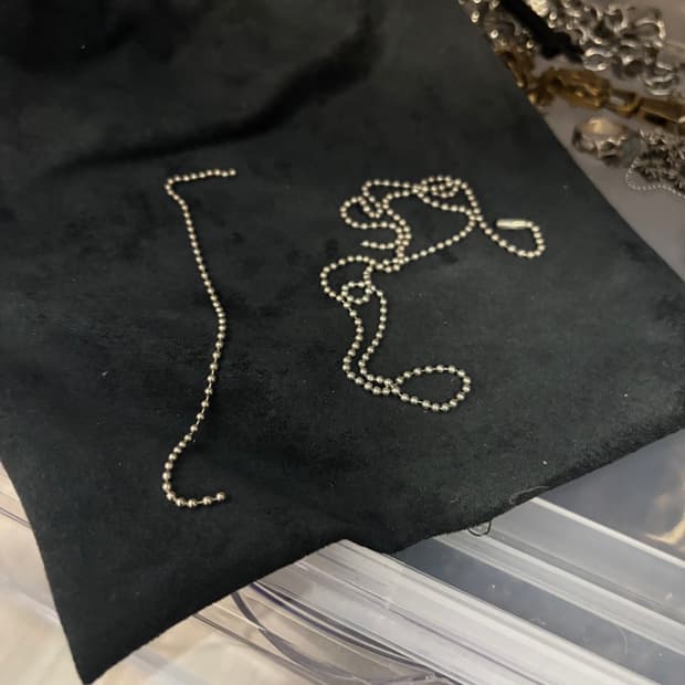 크롬하츠 정품 볼체인 24인치