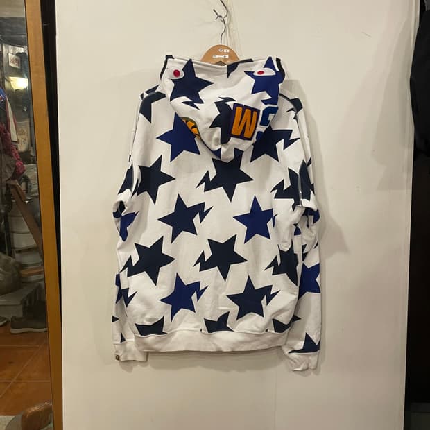 베이프스타 샤크후드집업 L