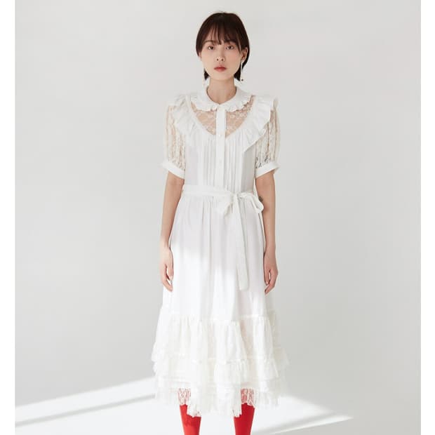 졸리레이드 빅토리아 드레스 white 0size