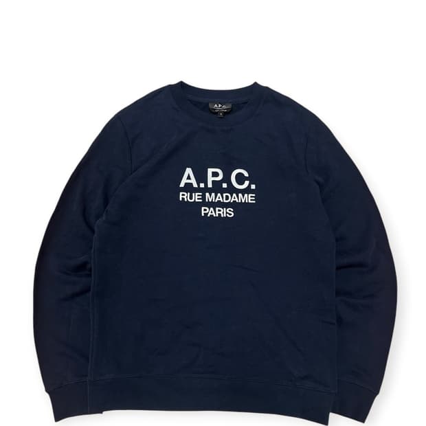 A.P.C. 아페쎄 네이비 맨투맨