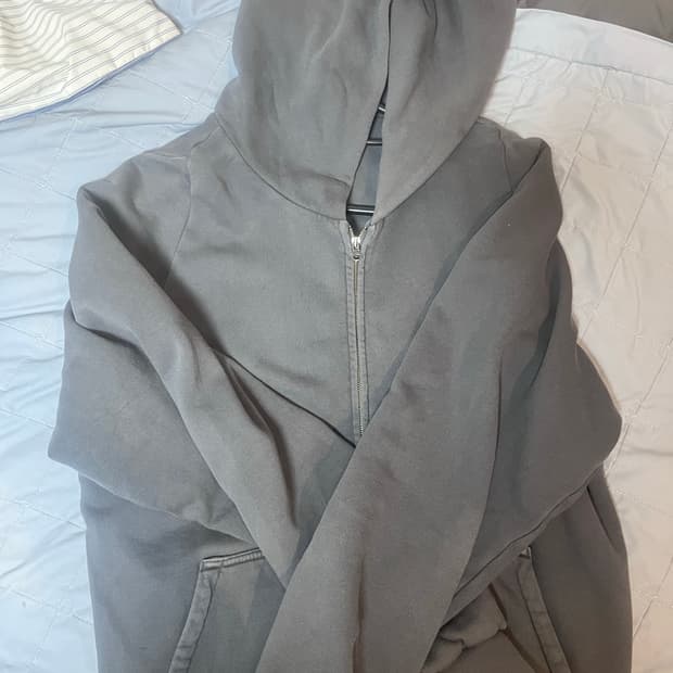 이지갭 후드집업 다크그레이 s