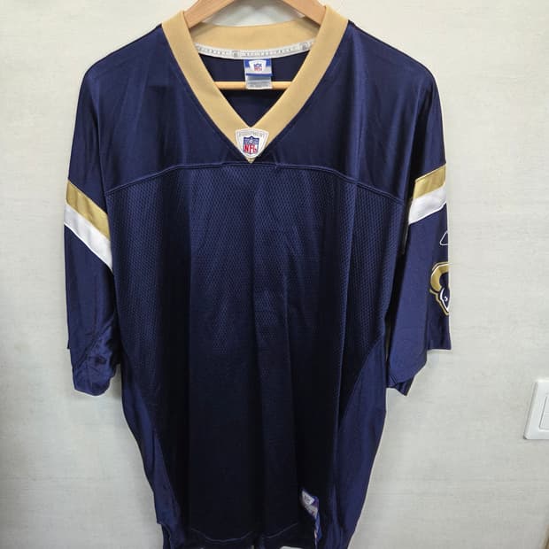 리복 nfl 노마킹 메쉬 럭비져지 반팔 xl