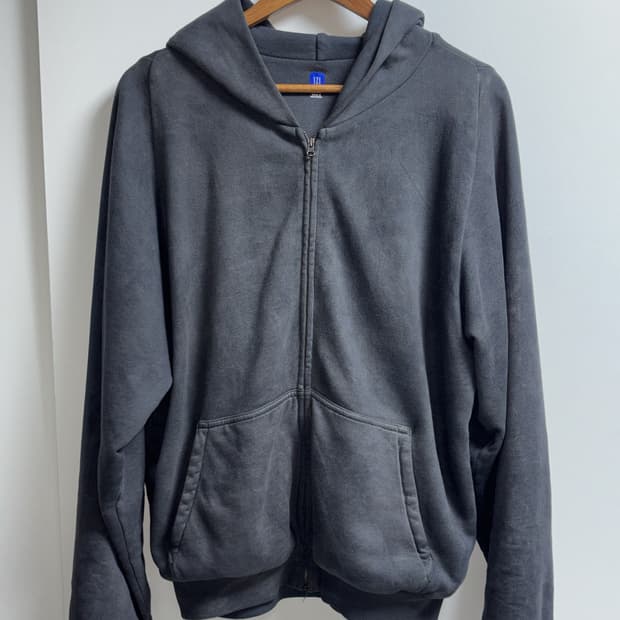 이지갭 후드집업 왁스코팅 m사이즈