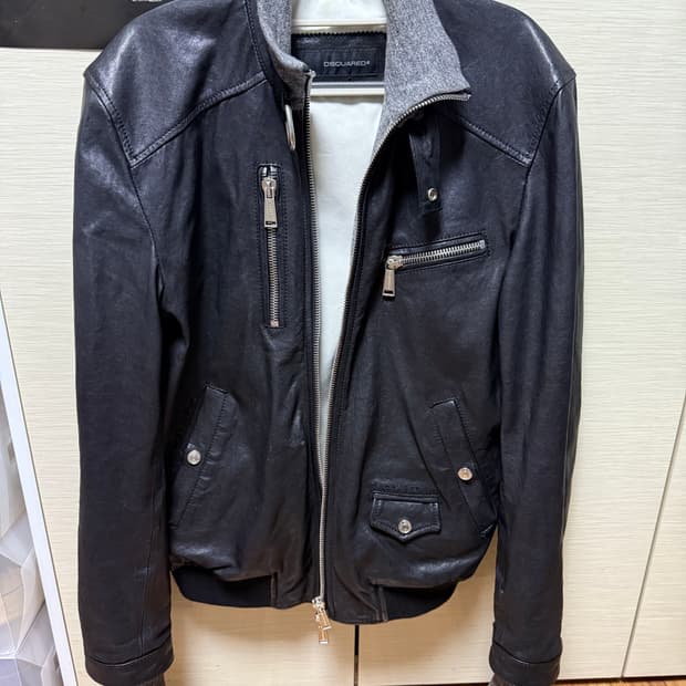 디스퀘어드2 레이어드 레더자켓 판매