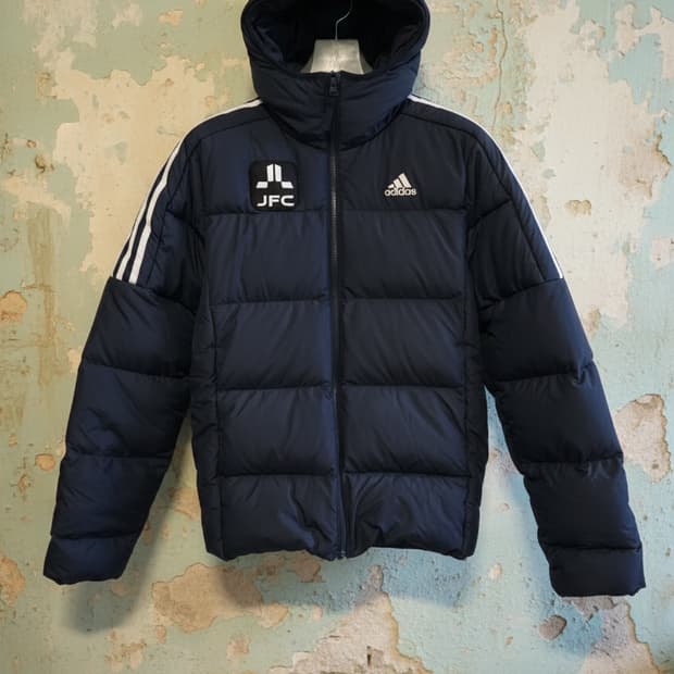 아디다스 네이비 덕다운 패딩 M