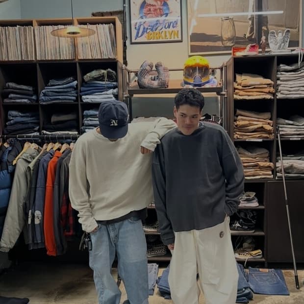 [OS]배드포드 굿즈 와플 롱슬리브 크림