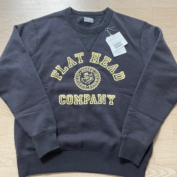 [플랫헤드] FN-SWC-214 L.Black Sweatshirt Fla