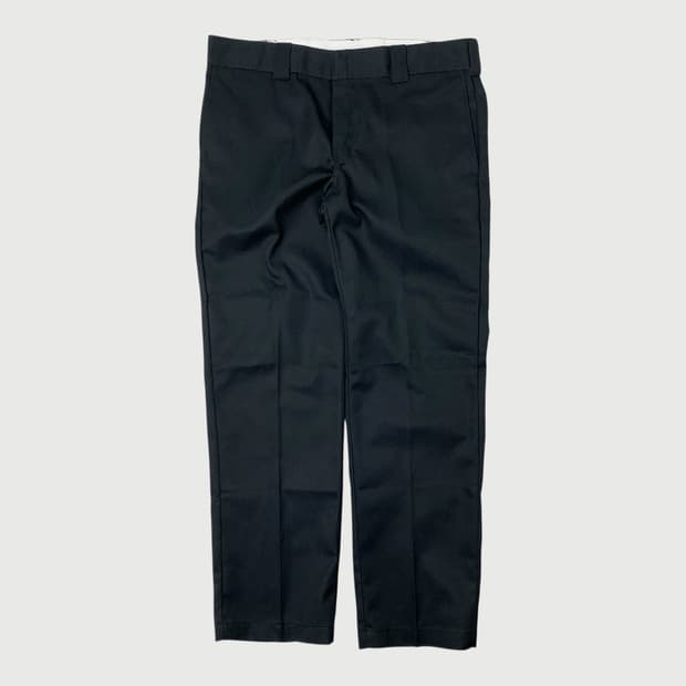 [36/정품] 디키즈 Slim Straight 스트레이트 블랙 워크팬츠