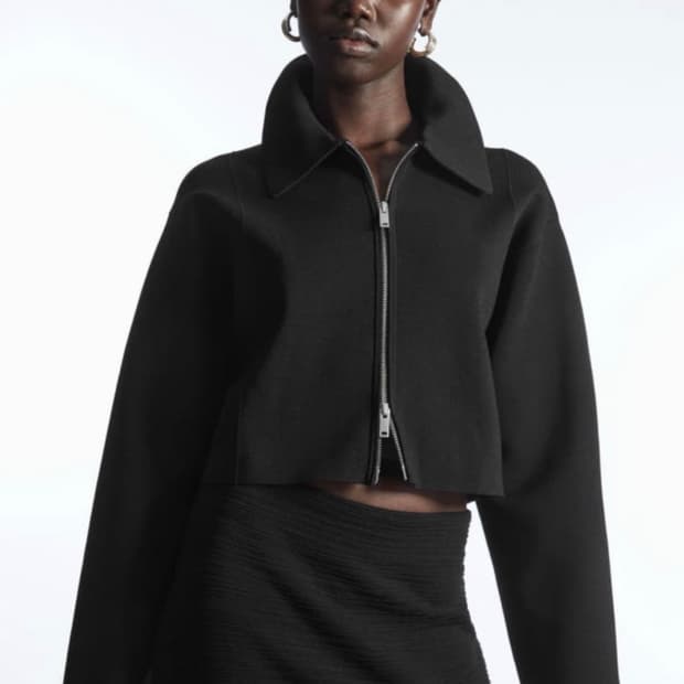  COS 코스 크롭 밀라노 자켓 M size