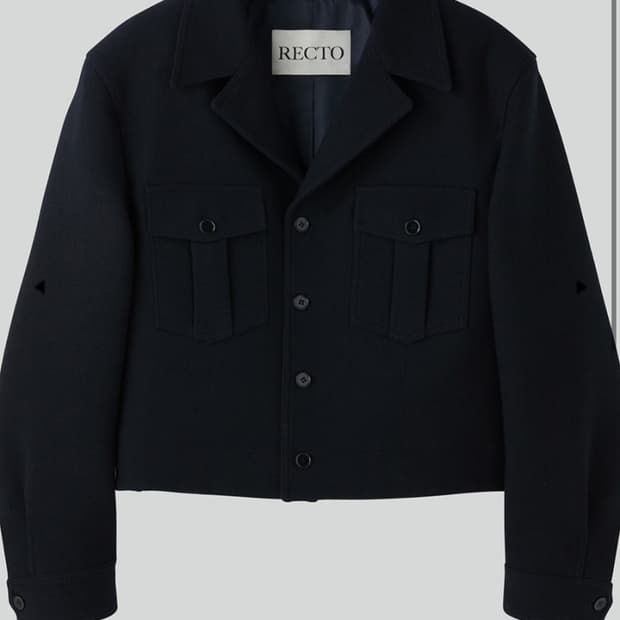 Recto 렉토 카일 밀리터리 울 자켓 s