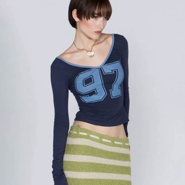 Sculptor Scoop Back Strap Top Navy