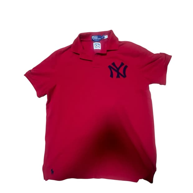 Polo ralph lauren& Yankees 레드 폴로 카라티