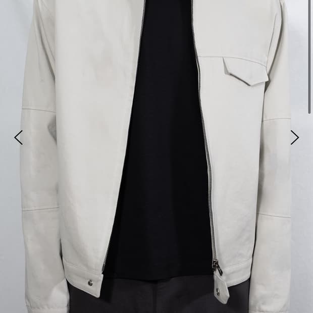 Rib mechanic jacket (Dusty white) 2