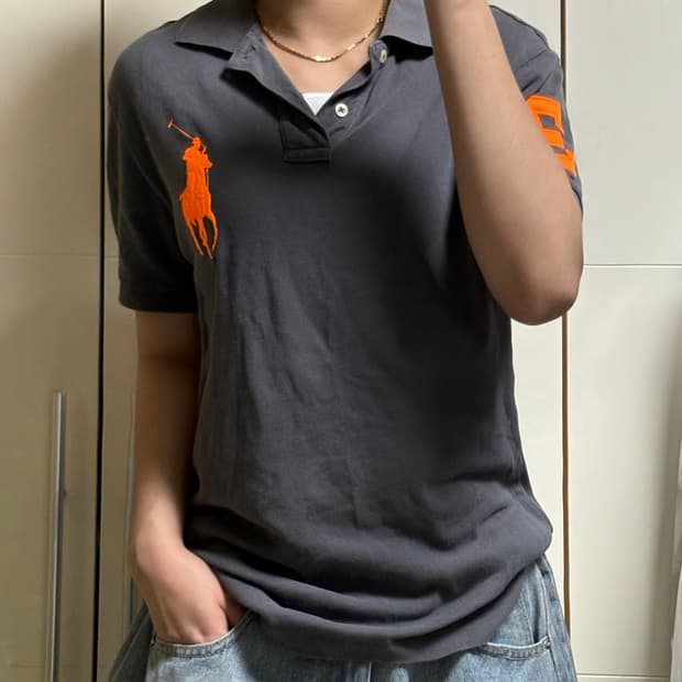 폴로 랄프로렌 빅포니 딥그레이 카라티