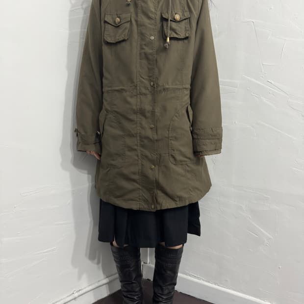 cpa fur detail hood jacket