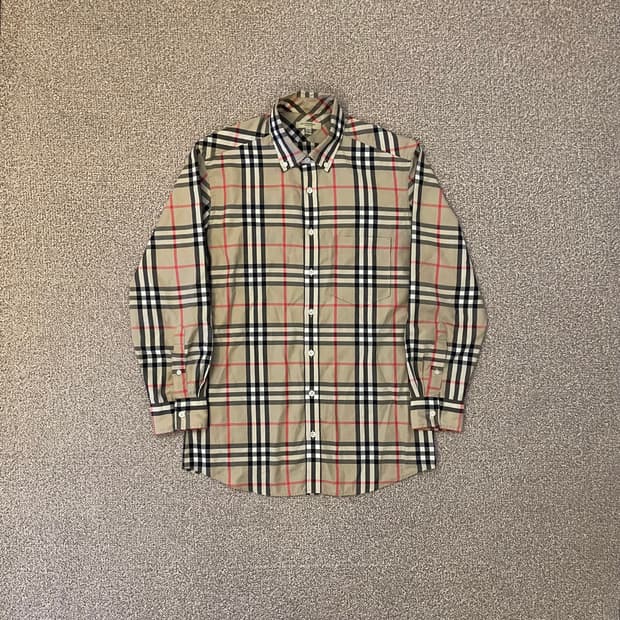 버버리 체크 셔츠