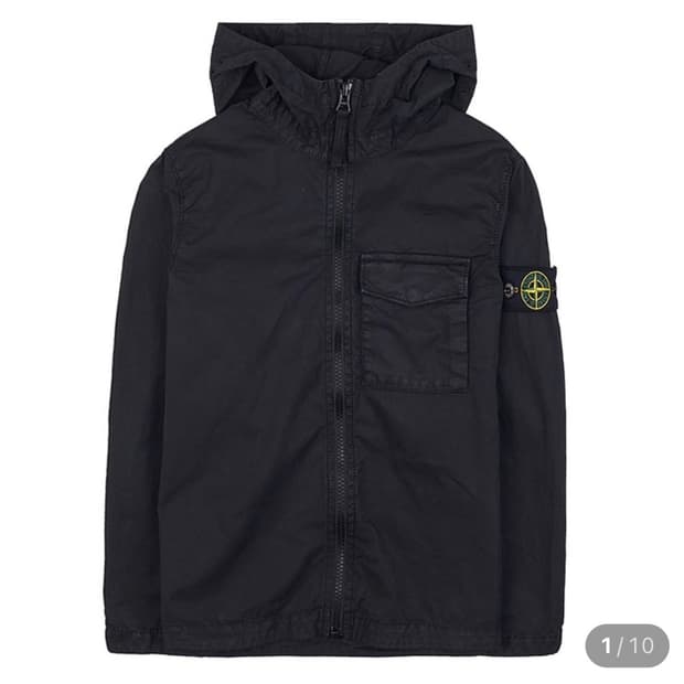 [스톤아일랜드 키즈] 로고와펜후드자켓 781610210V0129 (14)