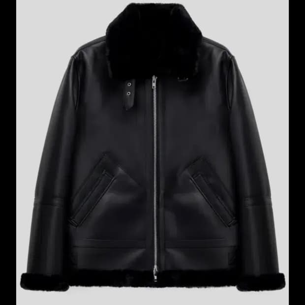 도프제이슨 솔리드 무톤 자켓