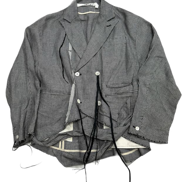 Midorikawa 24ss Linen Raw Edge Blazer