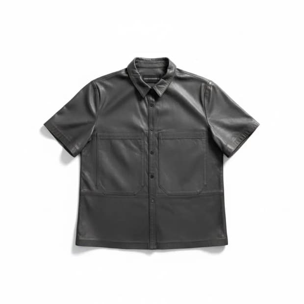 Zadig & Voltaire Thelma Cuir 가죽 셔츠 M