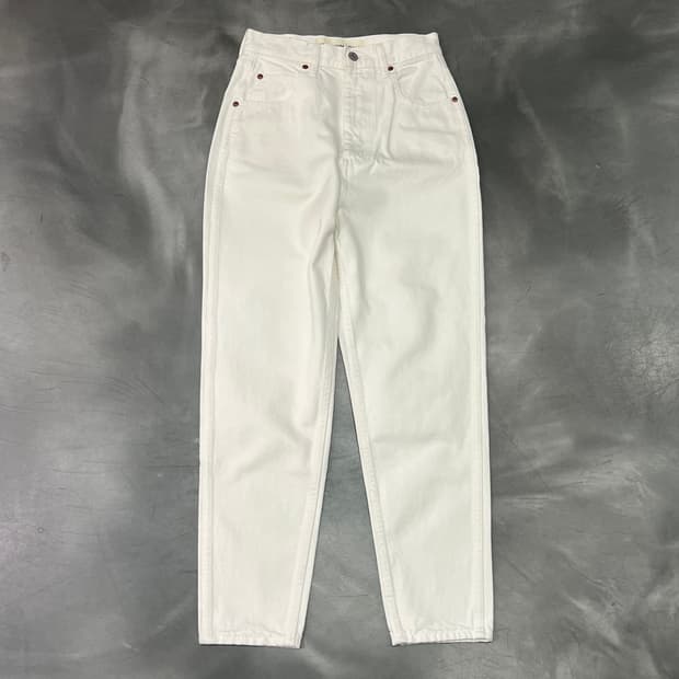 더신존 화이트 데님 팬츠 y15621
