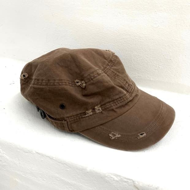 빈티지 갸루 펑크 그런지 캡모자
