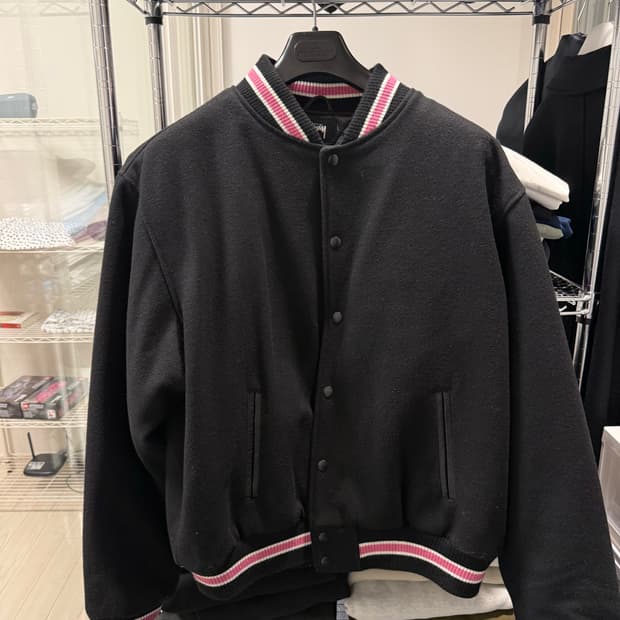 스투시 바시티자켓