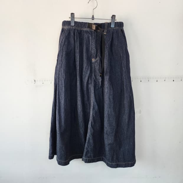  LEE 청 데님 롱 스커트