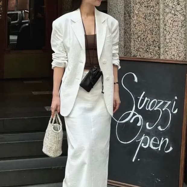 게드 ged 리브드 코튼 자켓