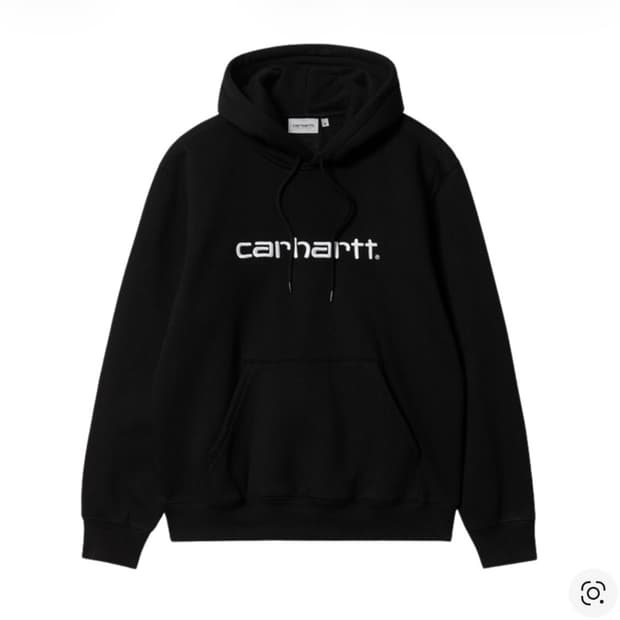 칼하트 WIP 후드티 블랙 M