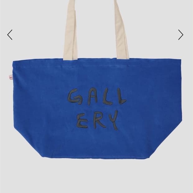 (구매) 1011갤러리 코듀로이 로고 백 블루