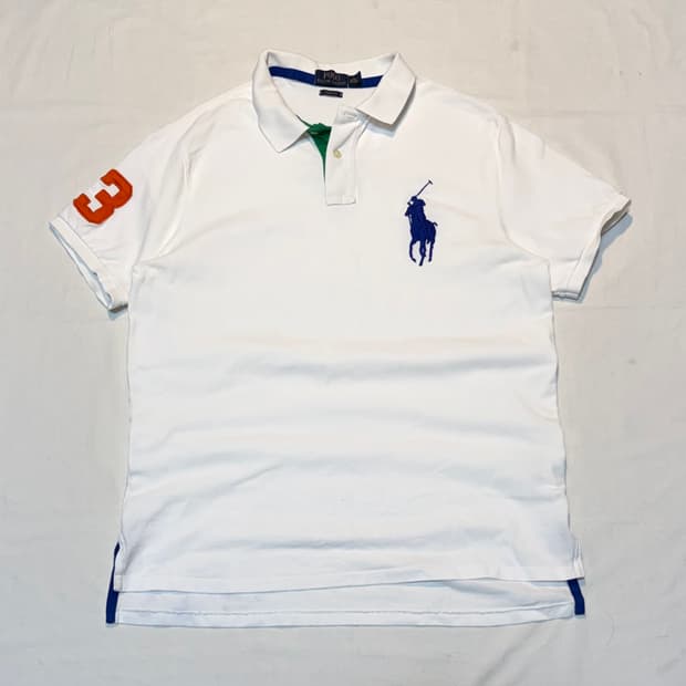 폴로 랄프로렌 빅포니 치프키프 카라티 화이트