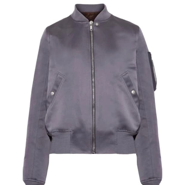 <급처>Rick Owens satin bomber jacket