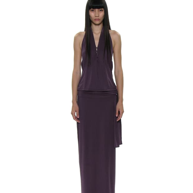 PWC BOW-TIE WAIST JERSEY MASI SKIRT