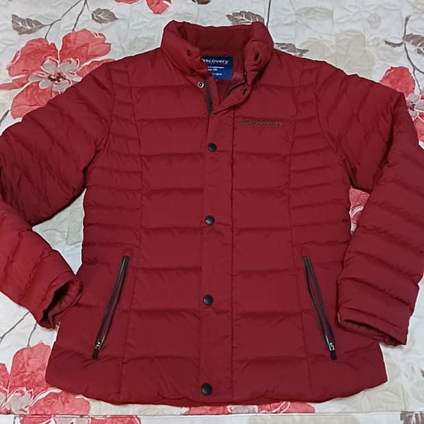 디스커버리 구스경량패딩 95 여성66 가슴48 기장63