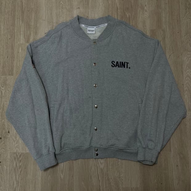 세인트페인 성조기 패치 코튼 스타디움 자켓 L/100