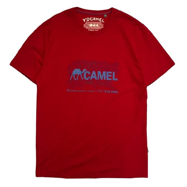 YD Camel 반팔 티 레드 XL