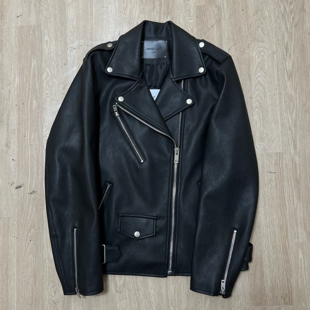 드레스볼륨 남성 더블 라이더 가죽자켓 L/100 