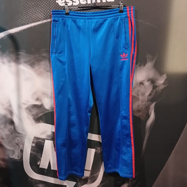 아디다스 트레이닝 팬츠 블루
