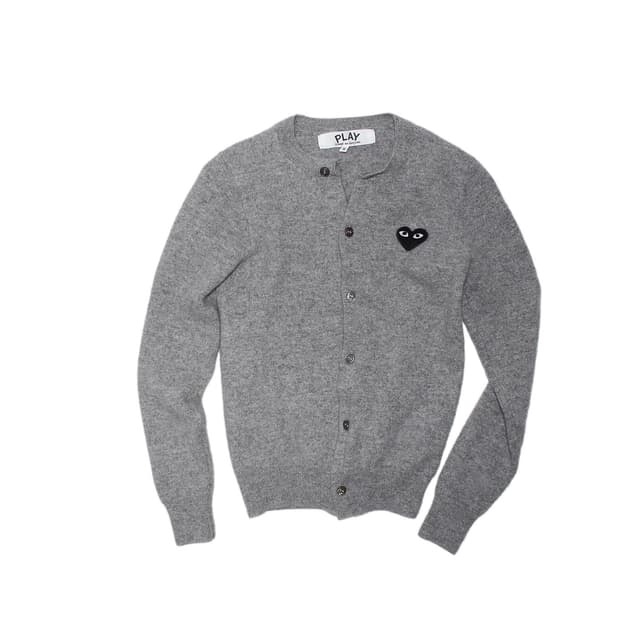 꼼데가르송 블랙하트 가디건