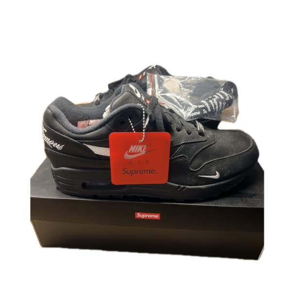 supreme X nike 에어포스 블랙