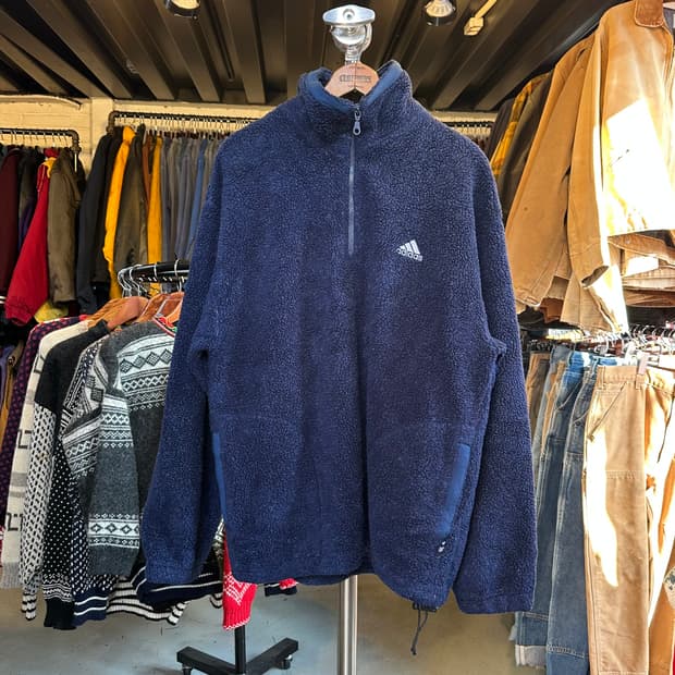 Old 아디다스 벌키 후리스 풀오버 자켓