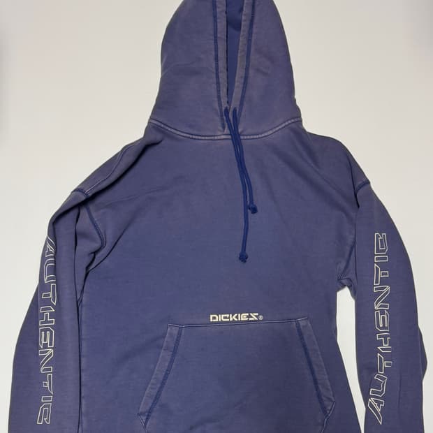 희귀!! 디키즈 헤비가먼트 암레터링 오버핏 후드티